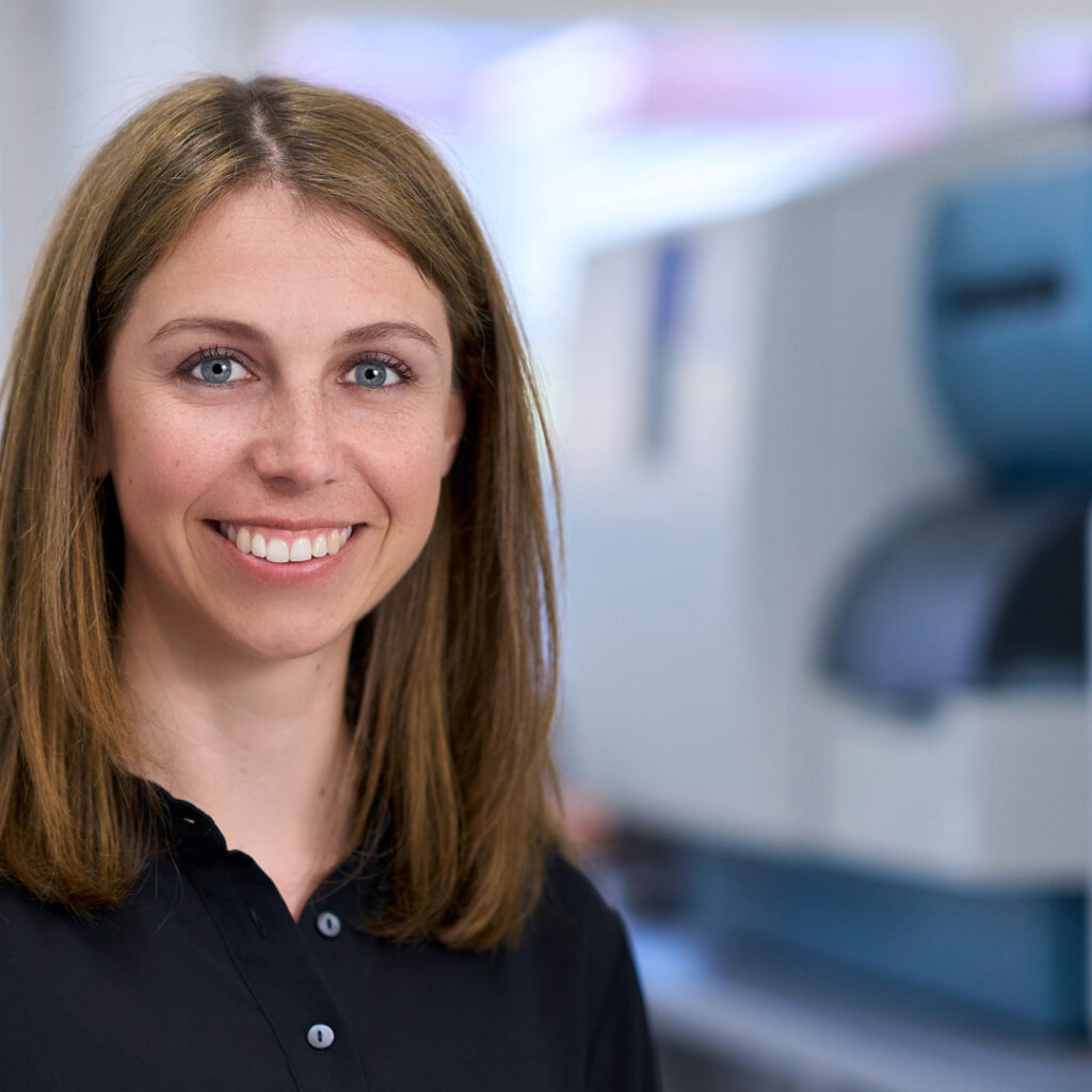 Nora Gibitz-Eisath ist in der Entwicklung der LC-MS-MS tätig